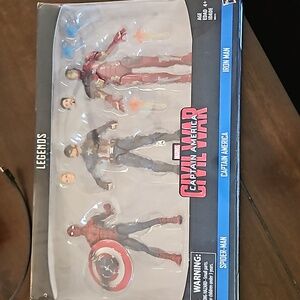 Captain America SpiderMan Iron Man set